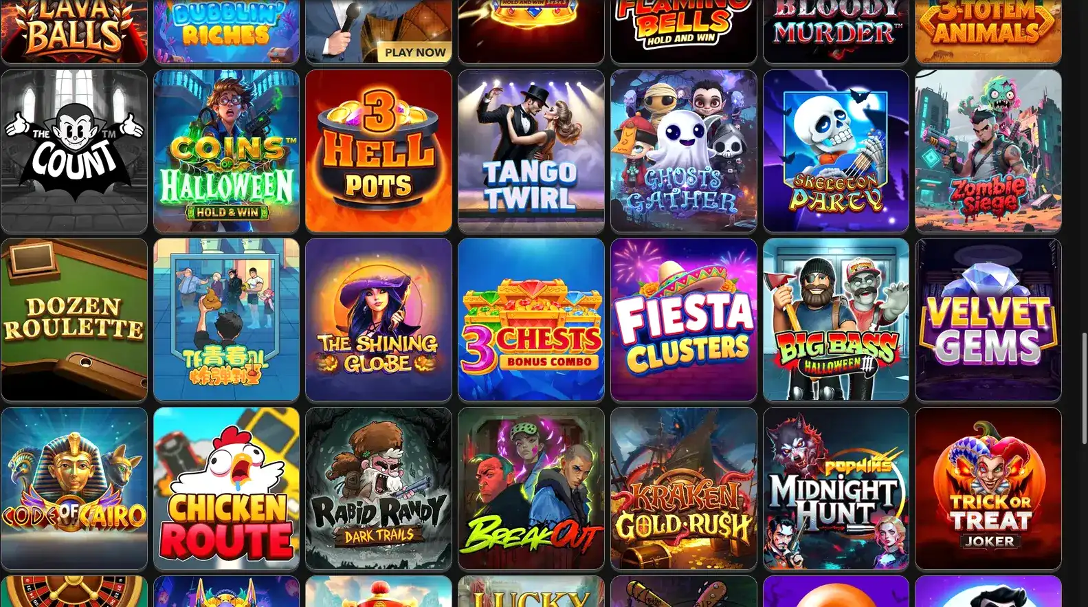 Интерфейс личного кабинета Кешер казино